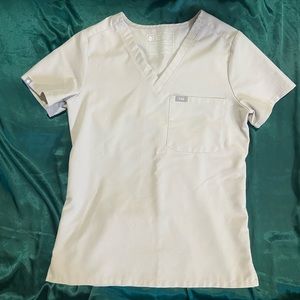 FIGS Caterina XS scrub top Slate